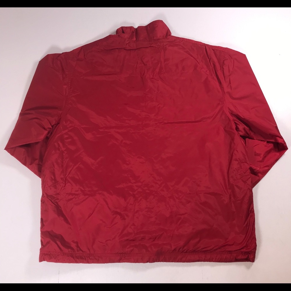 Adidas Arkansas Razorback Windbreaker mens XL Red - Picture 2 of 4